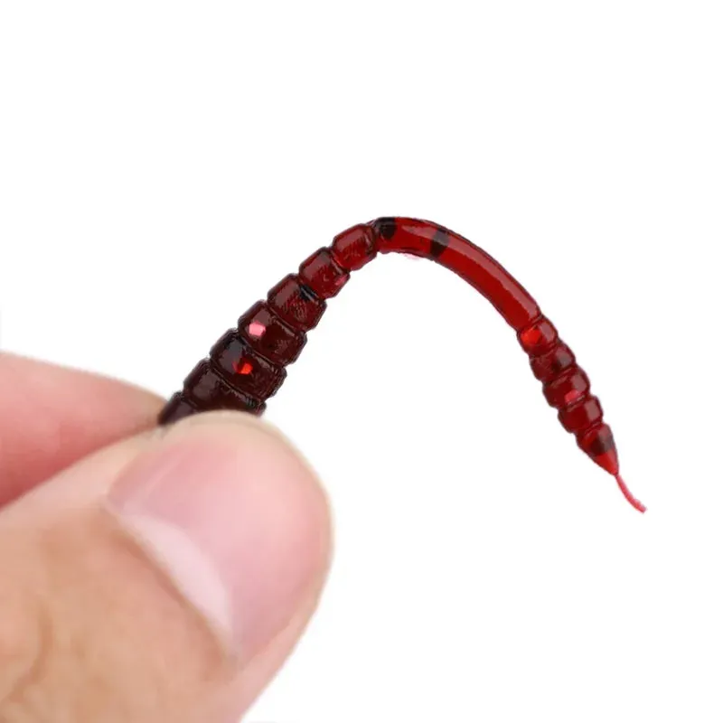 20pcs 4.5cm Soft jerk tail fishing Lure Pin Tail Bait Silicone Fishing Tackle