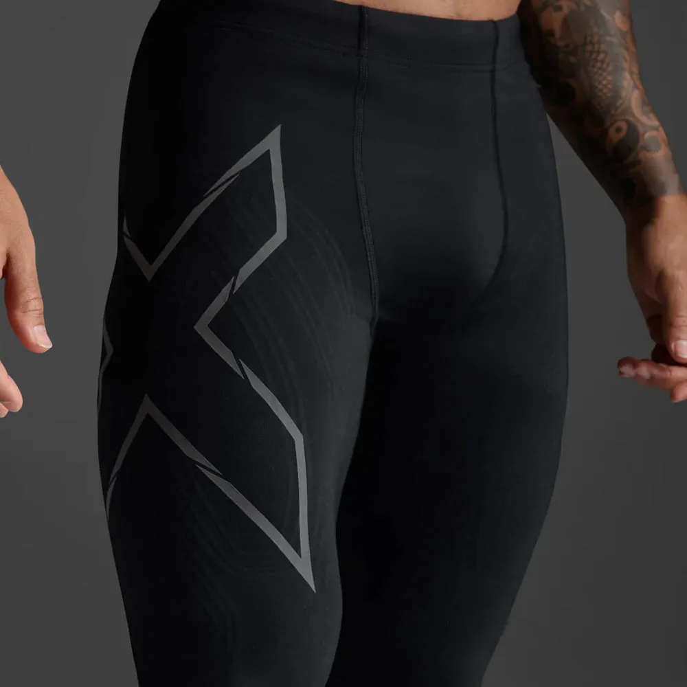 2XU Light Speed Compression Tights - Black/ Black Reflective