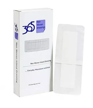 365 Non-woven Island Dressings 10 X 15CM x 50