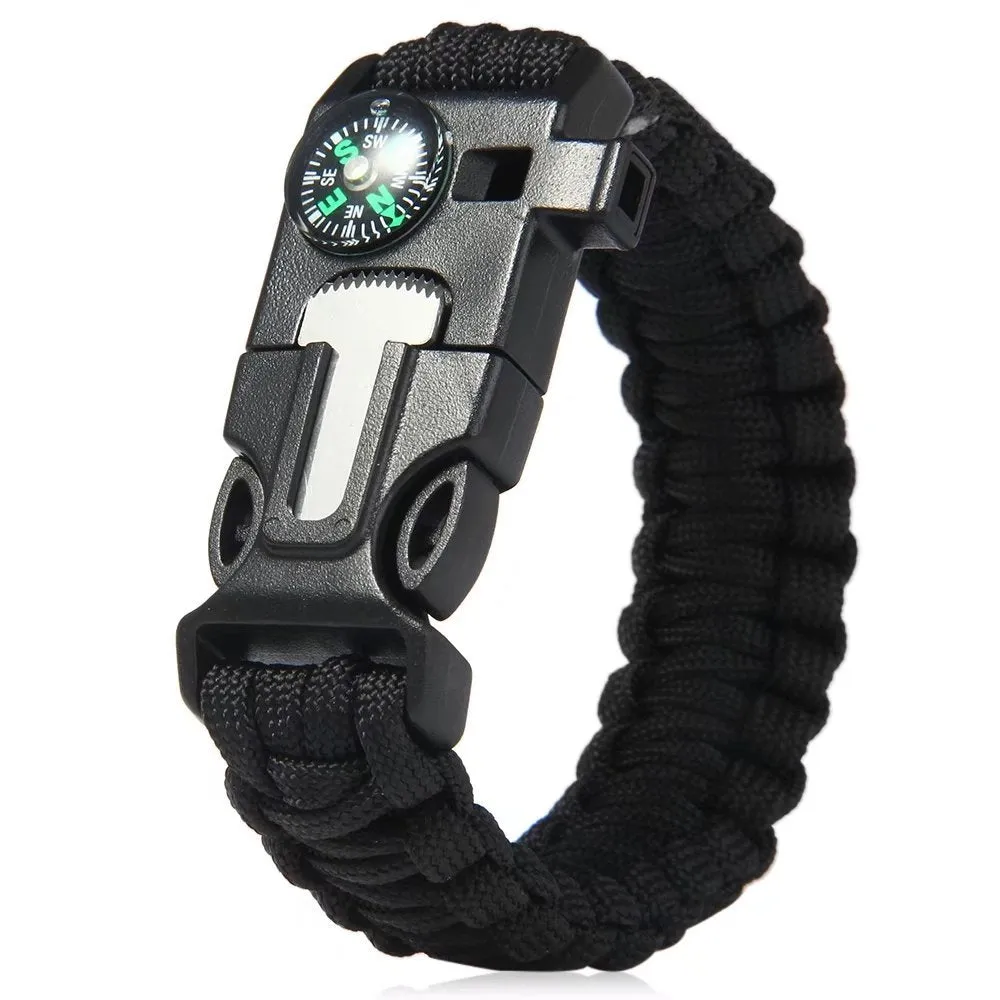 5 in 1 Outdoor Survival Paracord Bracelet