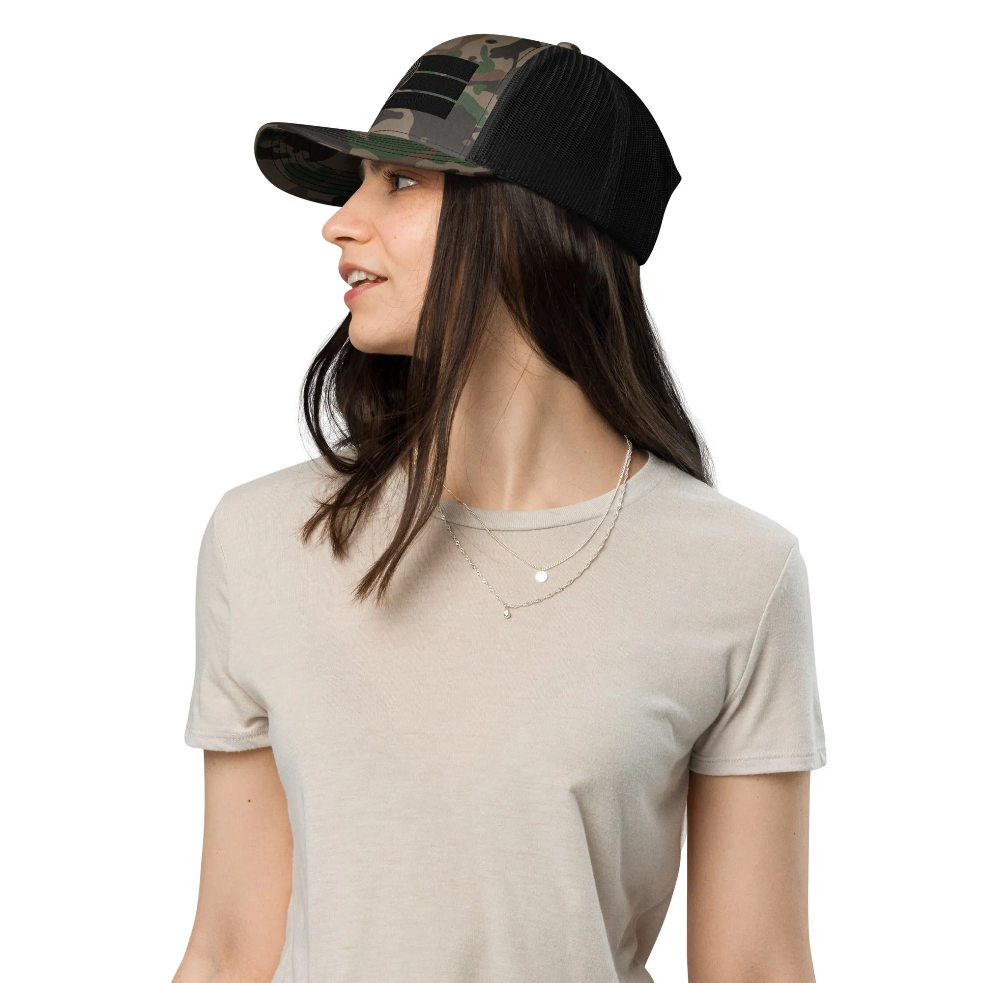 99 - 1999 Black Out Camouflage trucker hat