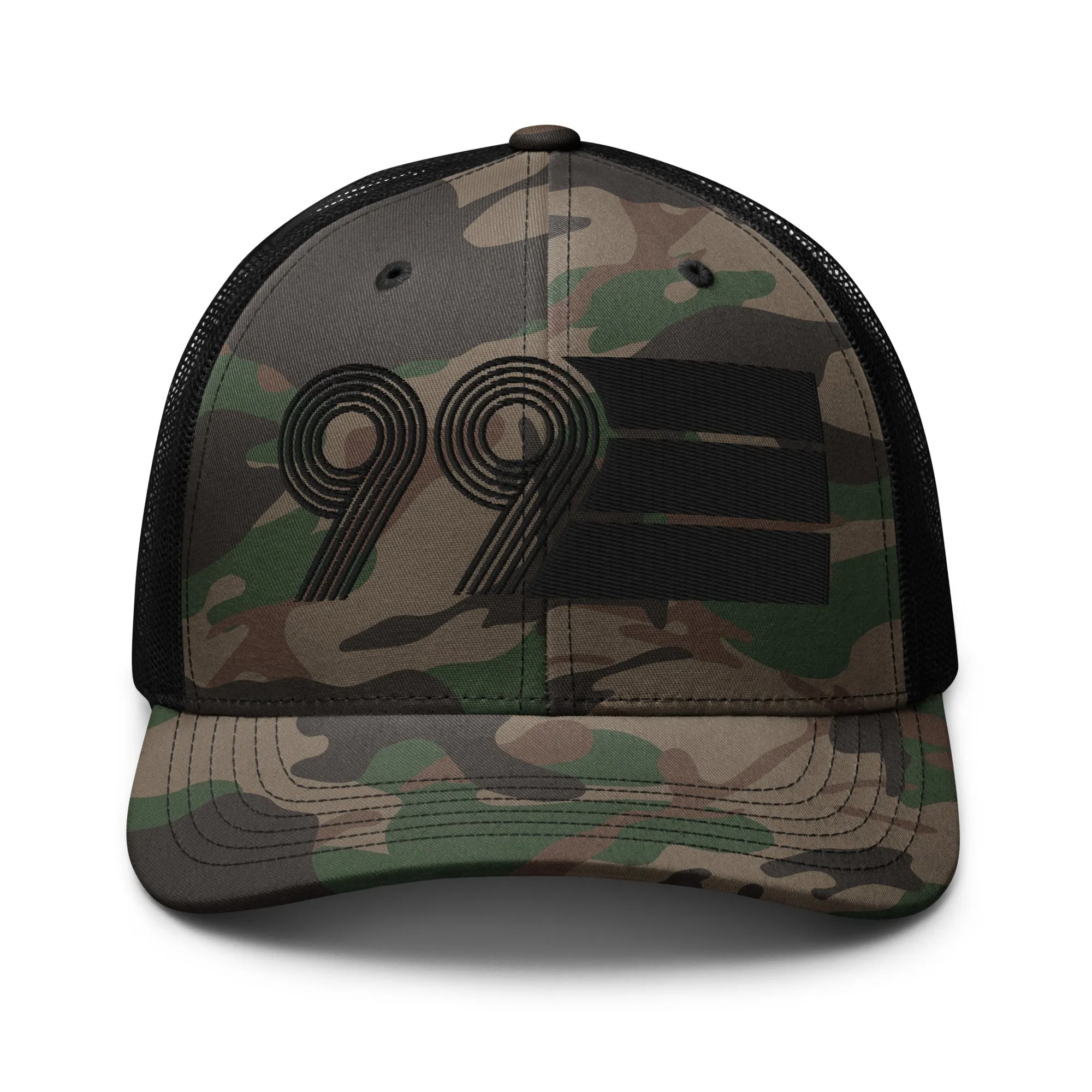 99 - 1999 Black Out Camouflage trucker hat