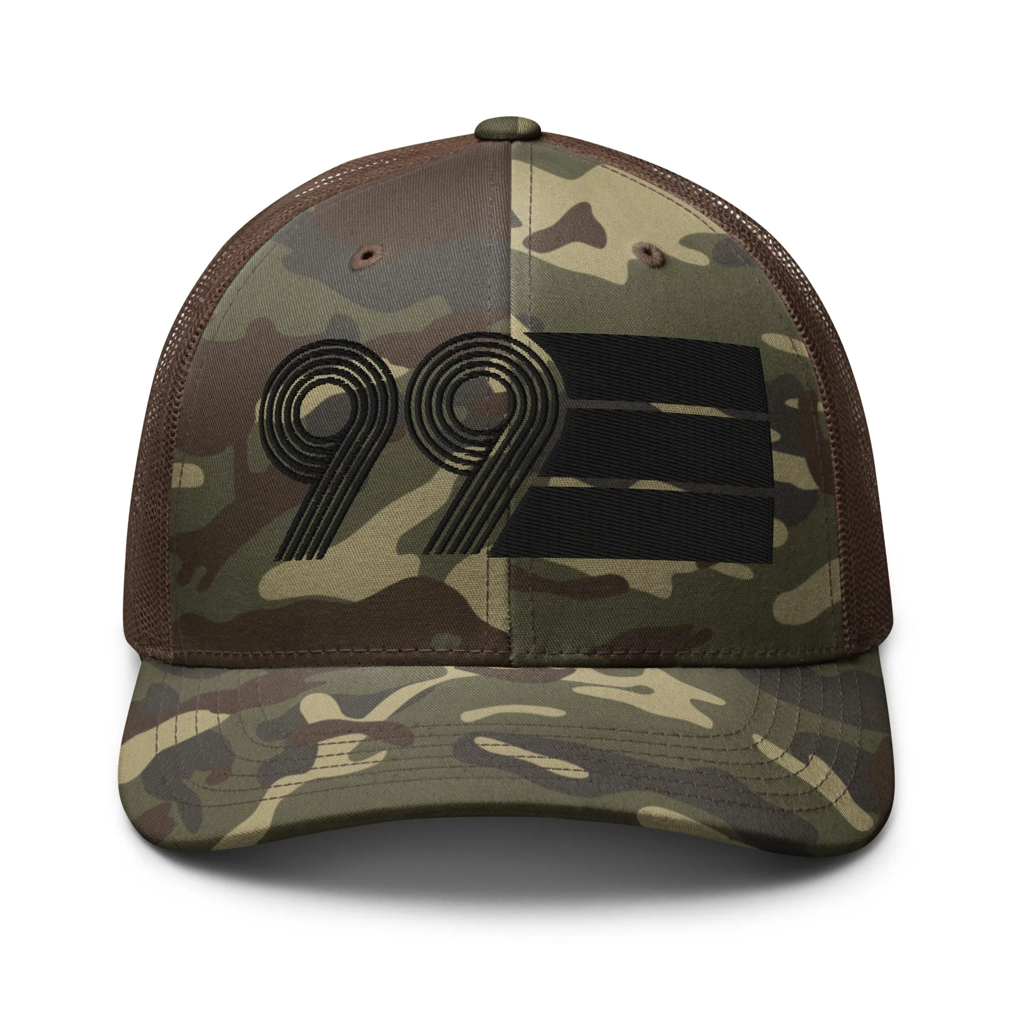 99 - 1999 Black Out Camouflage trucker hat