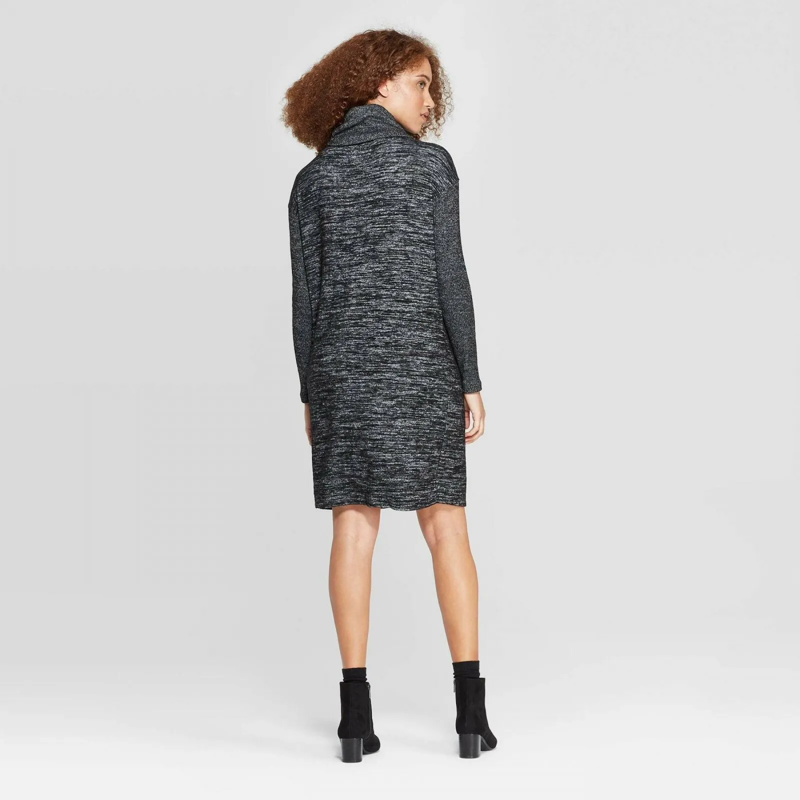 A New Day Women's Easy Fit Long Sleeve Cowl Neck Knit Dress
