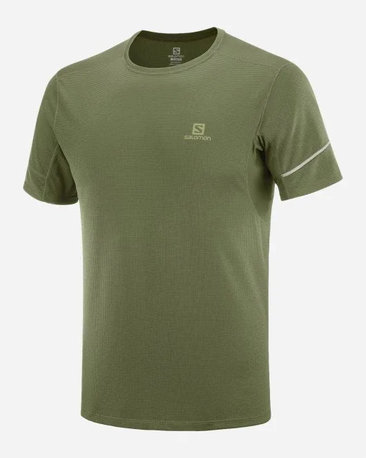 Agile SS Tee M - Olive Night