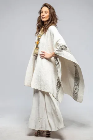 Antu Woven Duster In Ivory/Mink