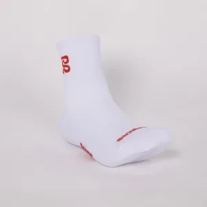Bandit Running Lite Run Current Quarter Socks - White with Spice - 2 Pack