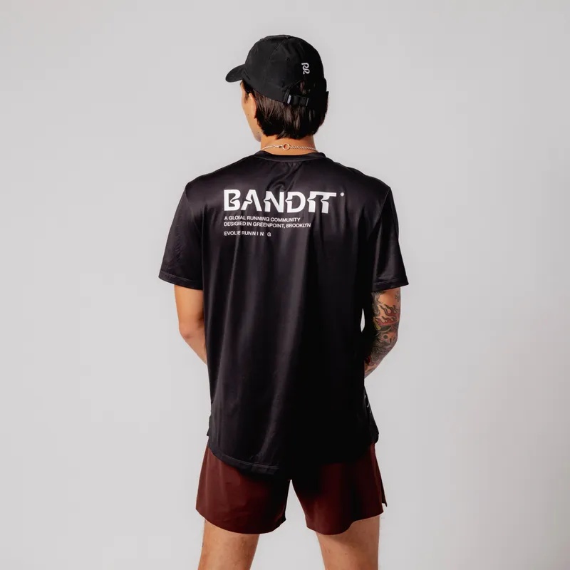 Bandit Running - "Bandit" Nylon Dad Hat - Black
