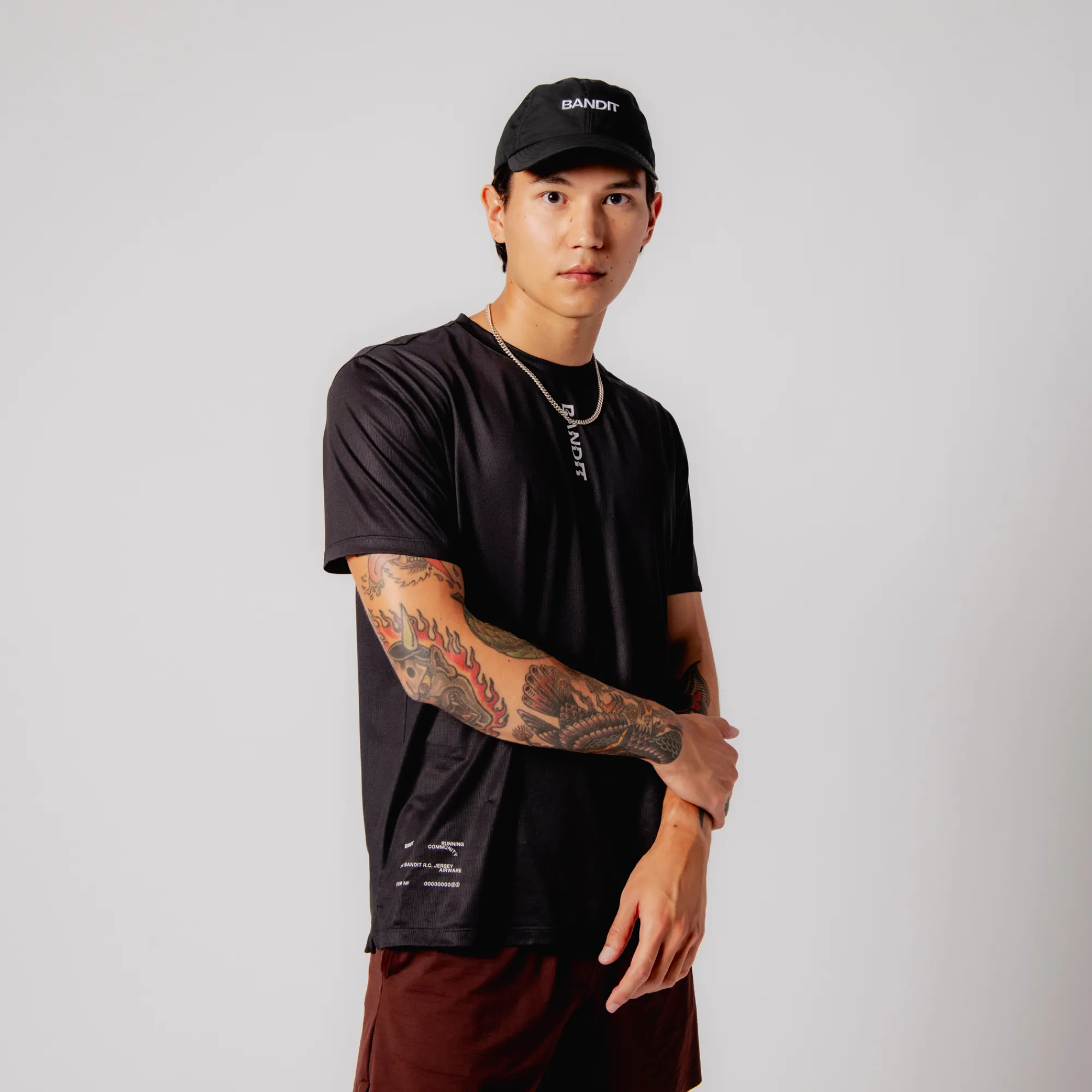 Bandit Running - "Bandit" Nylon Dad Hat - Black