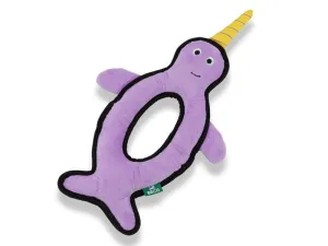 Beco Rough & Tough Recycled Plastic Narwhal Dog Toy