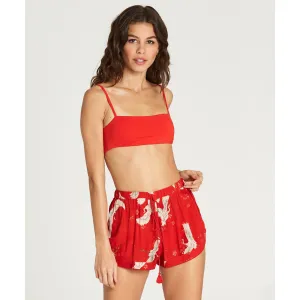 Billabong Women's Fly By Scalloped Shorts | Chili Pepper