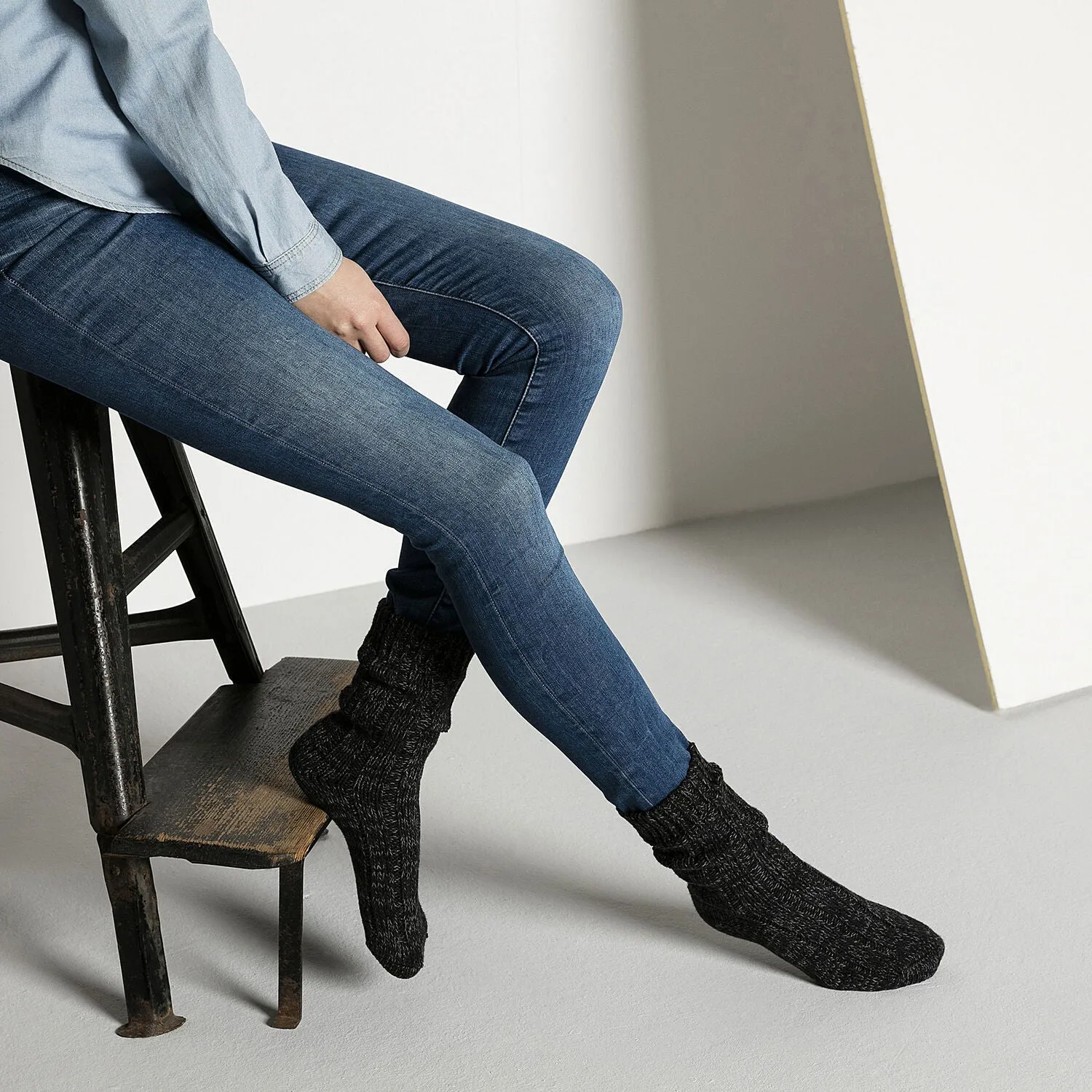 Birkenstock Cotton/Fashion Twist Black Socks