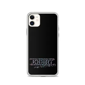 Black Rainbow Leopard iPhone Case