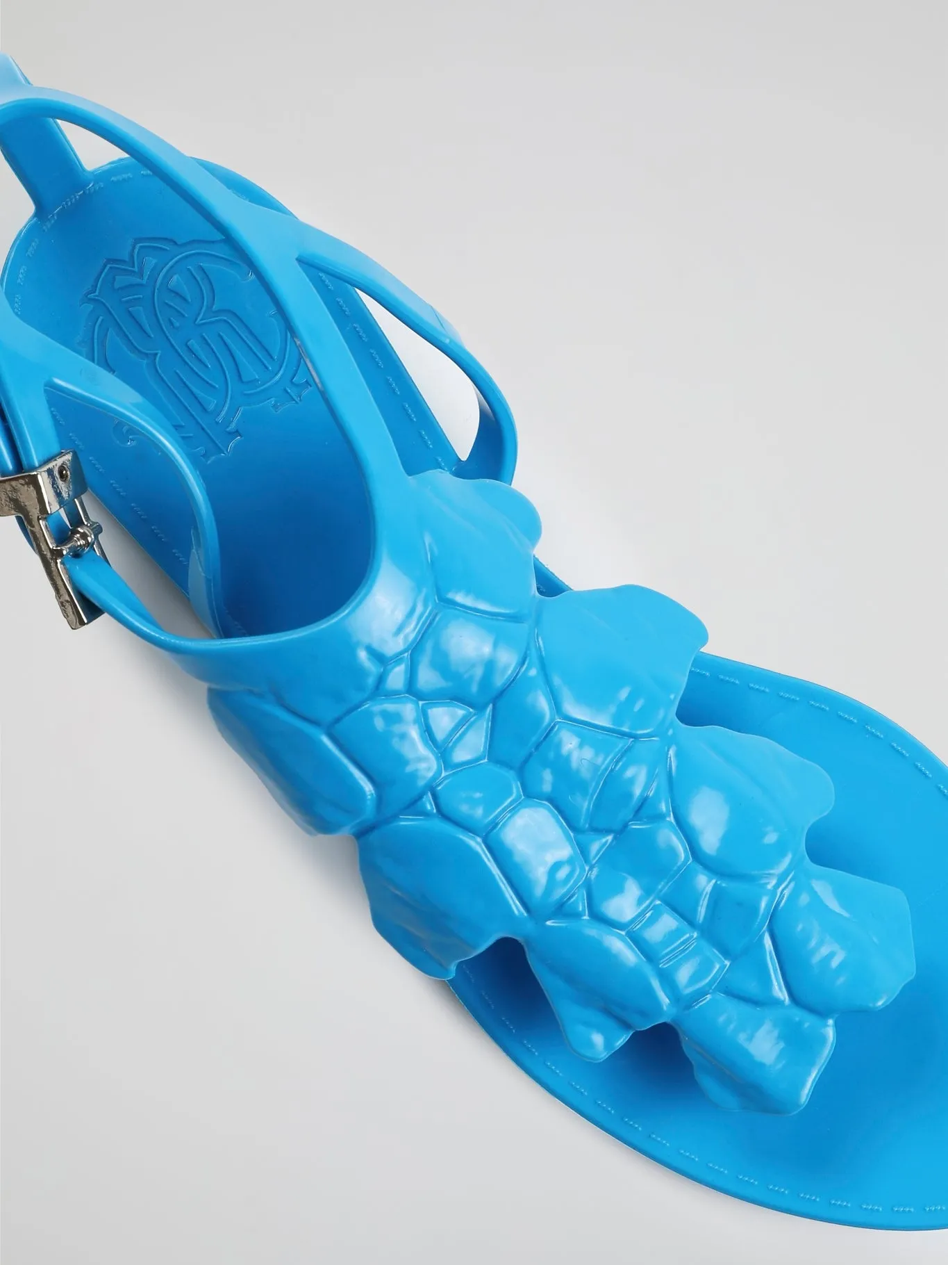 Blue Ankle Strap Sandals