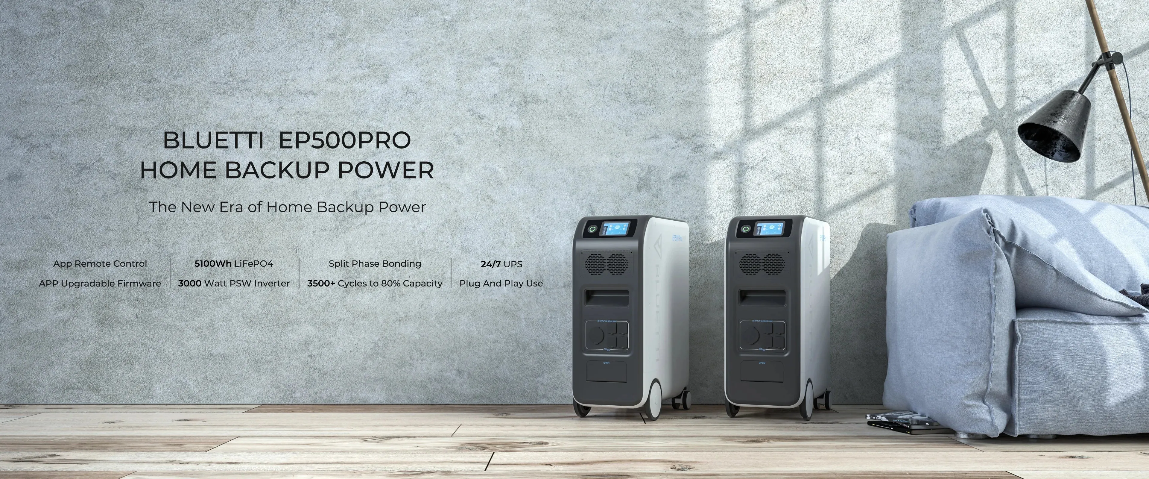 BLUETTI EP500Pro Solar Power Station