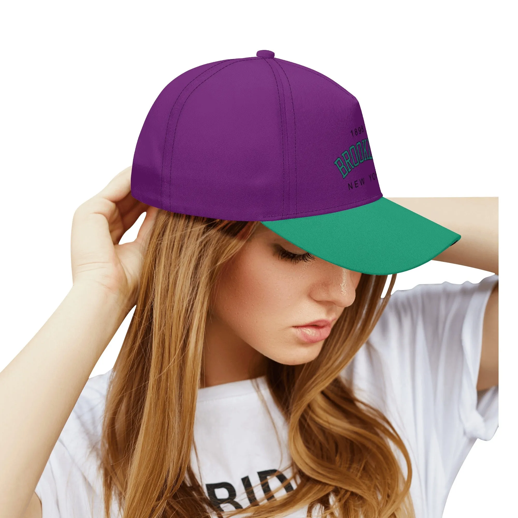 Brooklyn New York 1898 Purple Baseball Cap