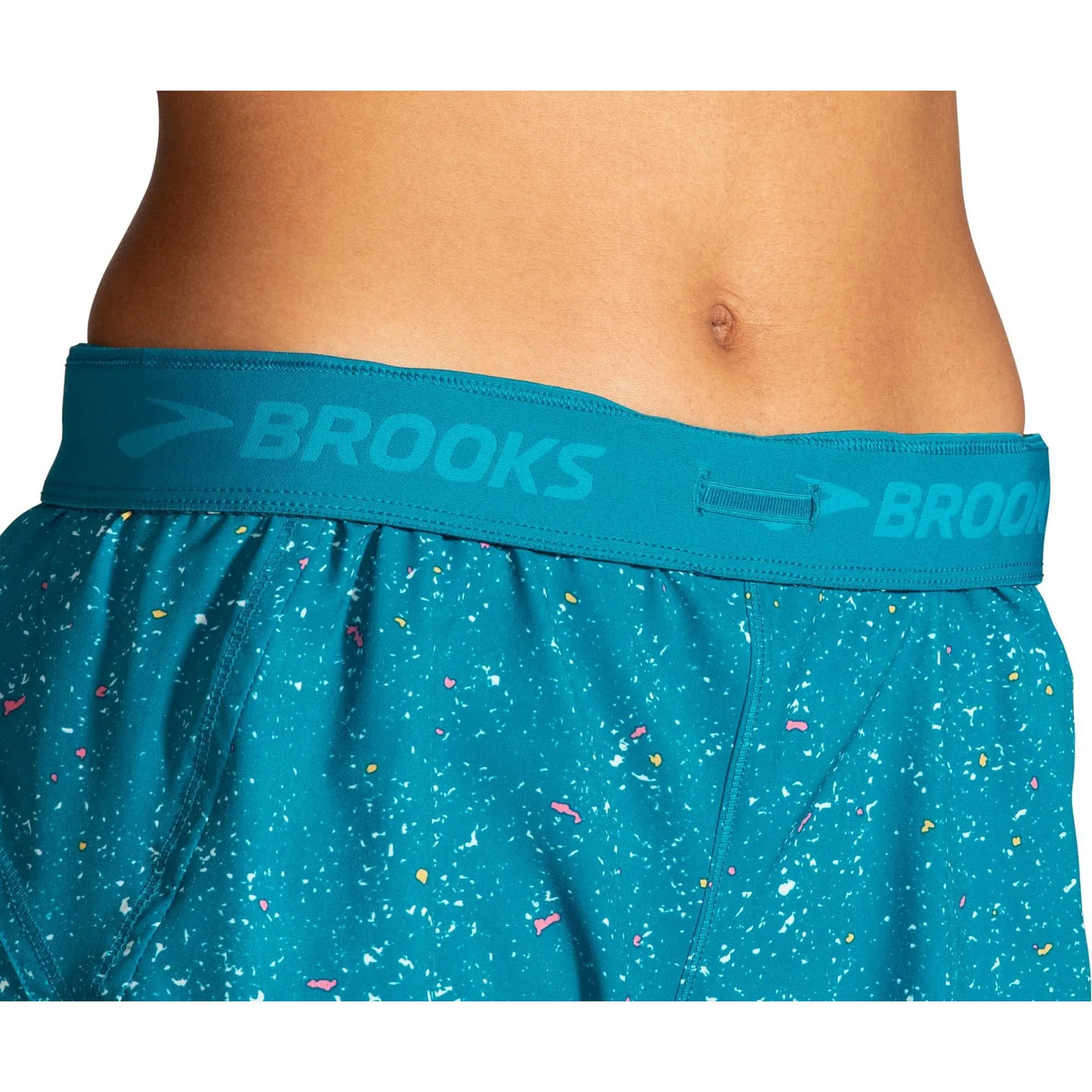 Brooks Chaser 5 Inch 2 In 1 Womens Running Shorts - Blue