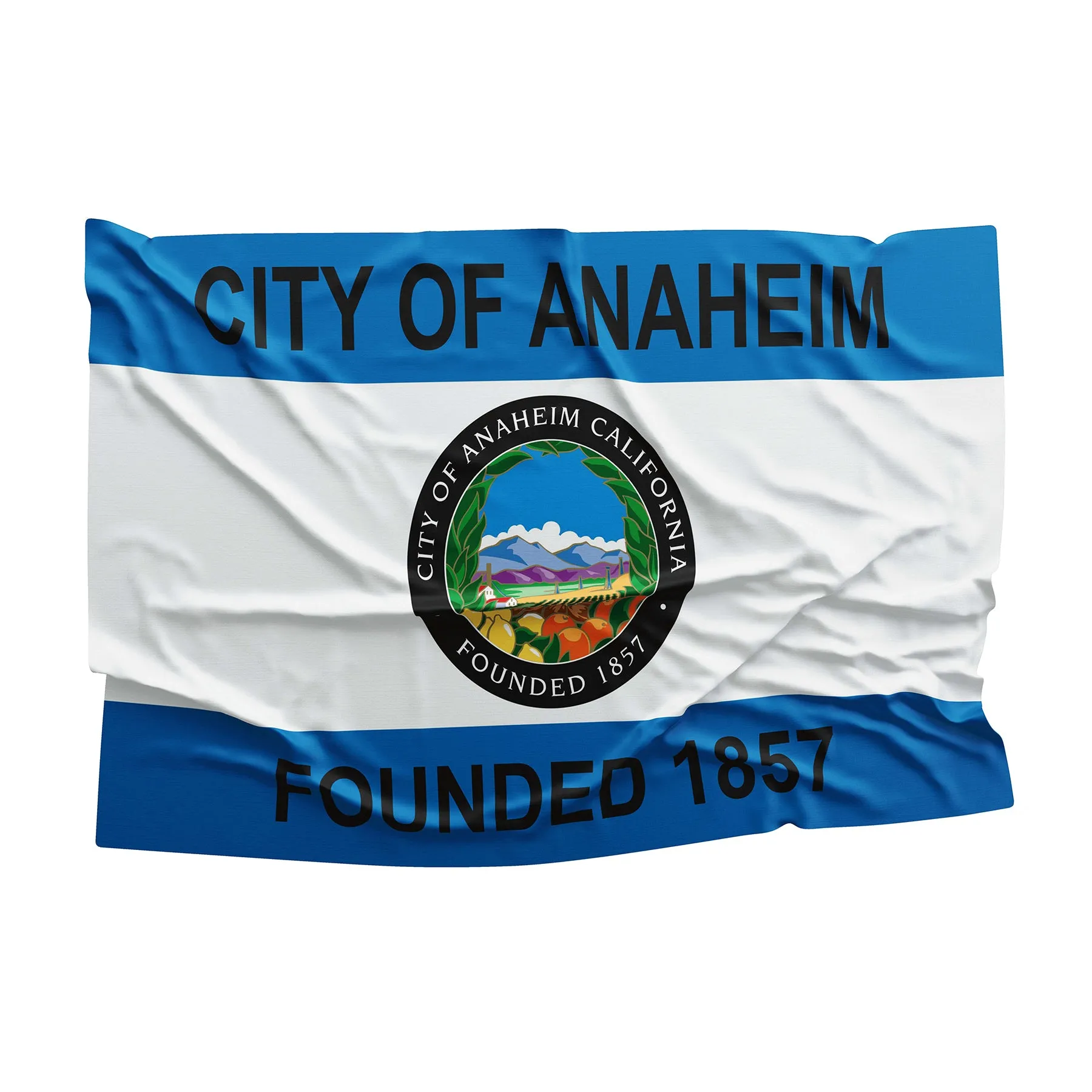 California State Orange County Cities USA United States of America Flag Banner