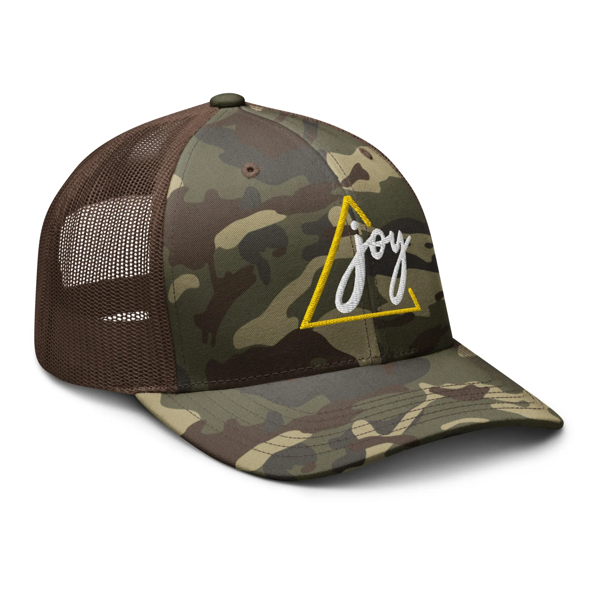 Camouflage trucker hat, Unisex, Military Hat, Gift Idea, Joy Hat