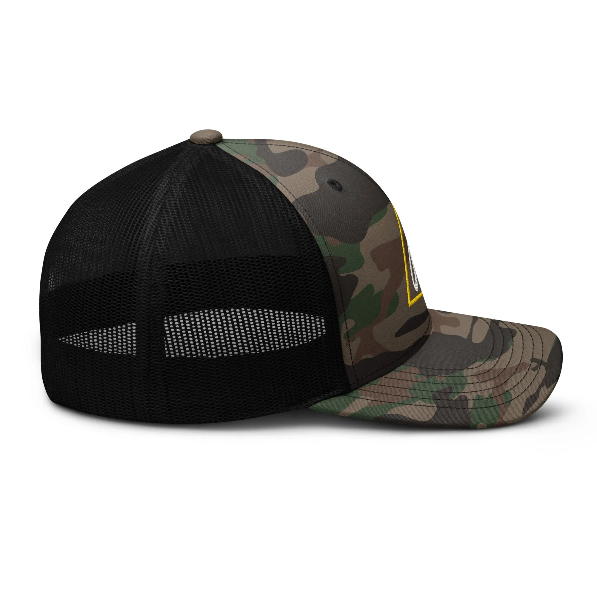 Camouflage trucker hat, Unisex, Military Hat, Gift Idea, Joy Hat