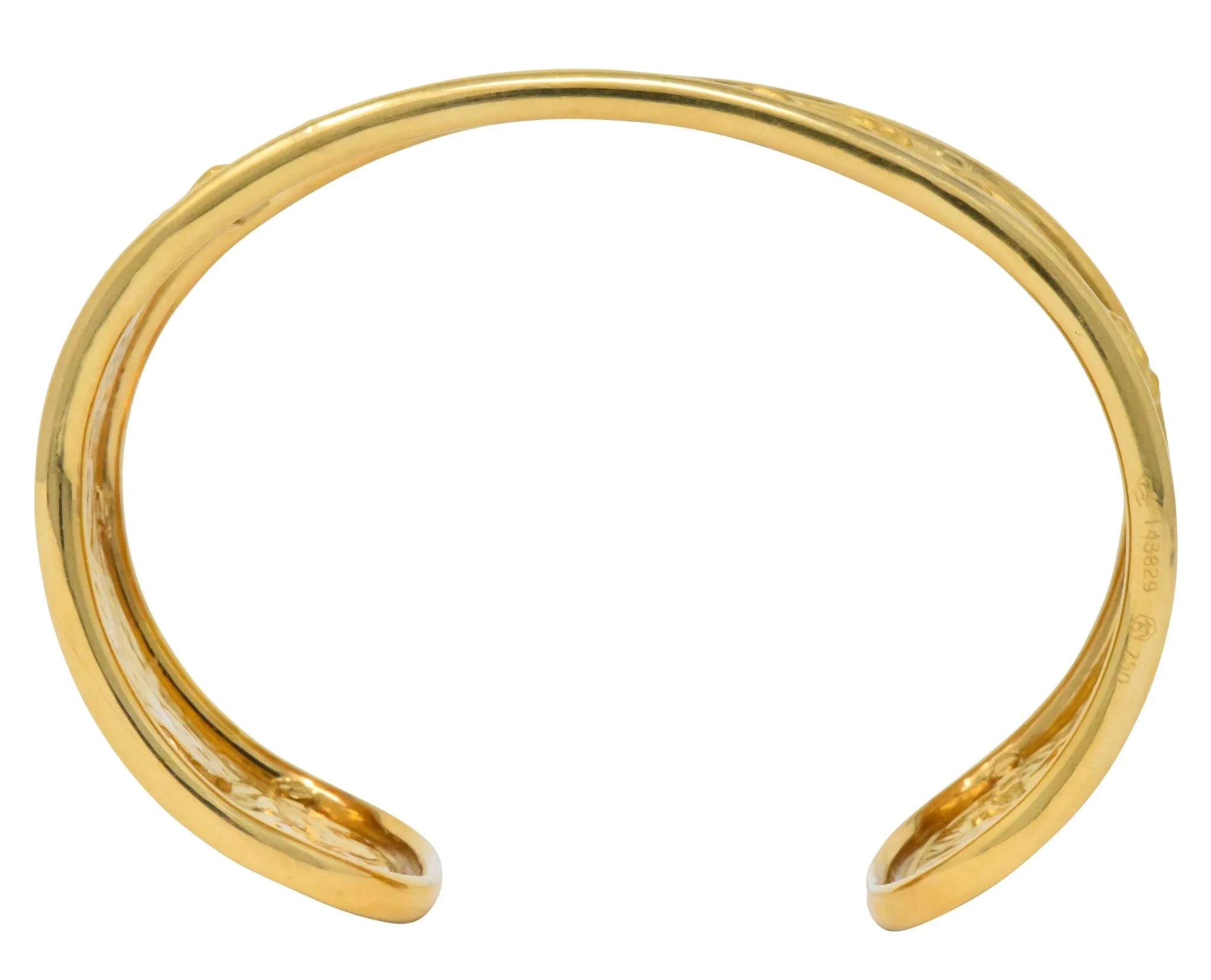 Carrera y Carrera 18 Karat Gold Ecuestre Horse Cuff Bracelet