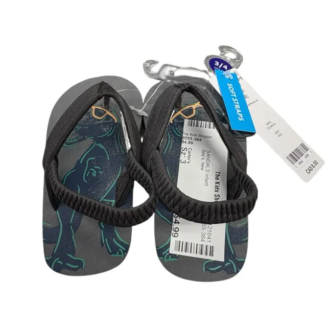 Carter's Boy's SANDALS NWT Size 3 Infant