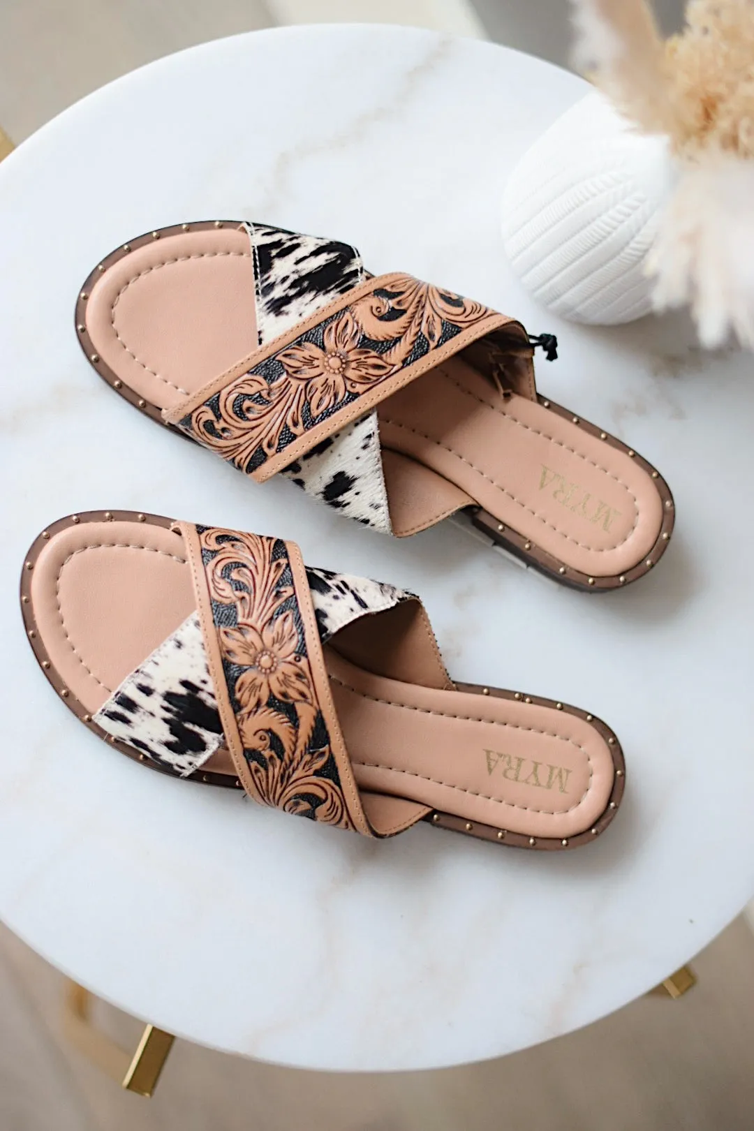 Chappy Handtooled Sandals