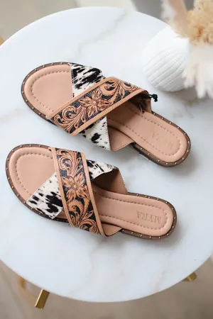 Chappy Handtooled Sandals