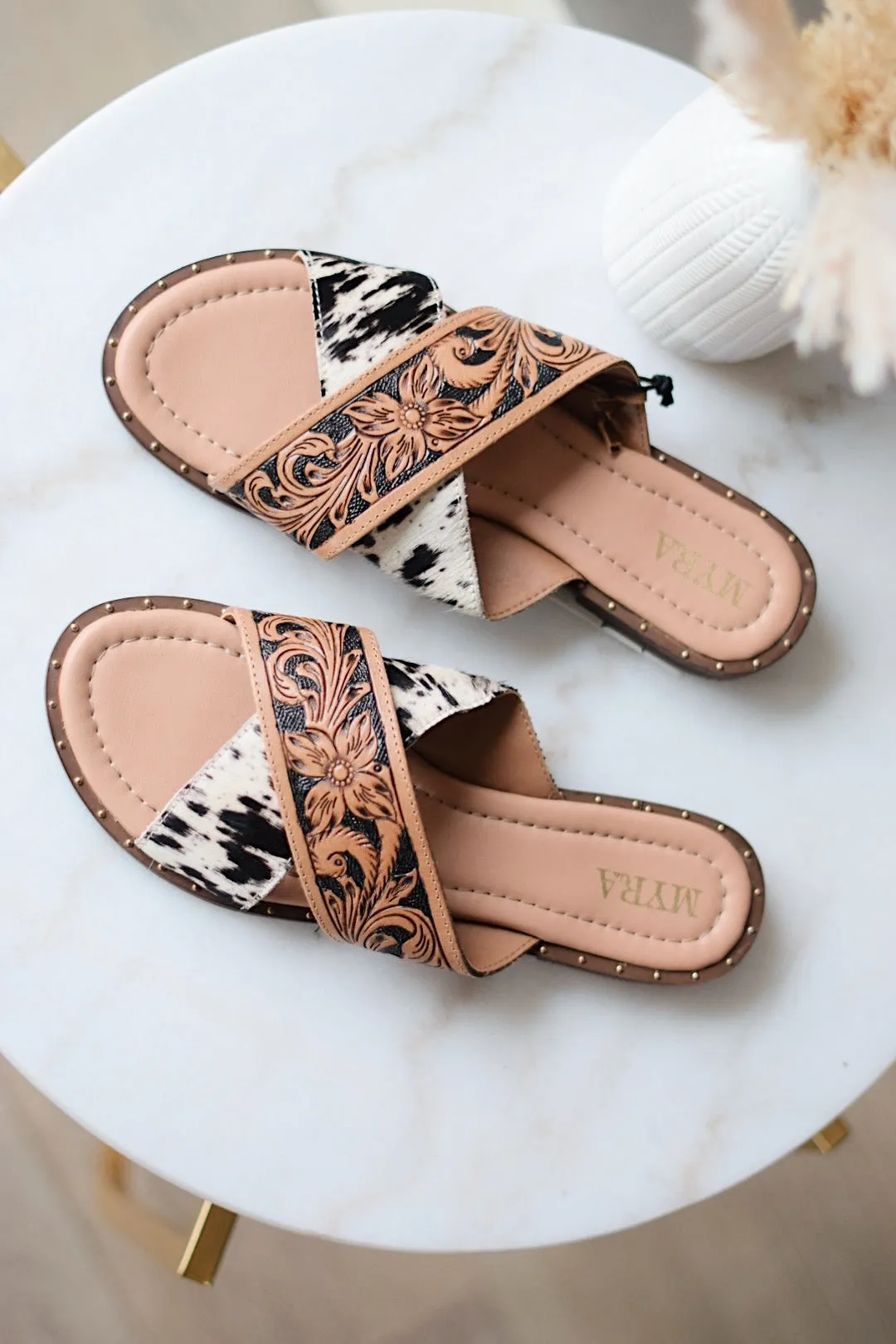 Chappy Handtooled Sandals