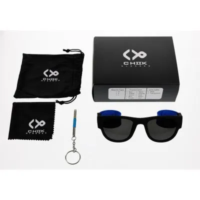 Chiik Glasses - UV400 Protection Flexible Sunglasses (Blue)