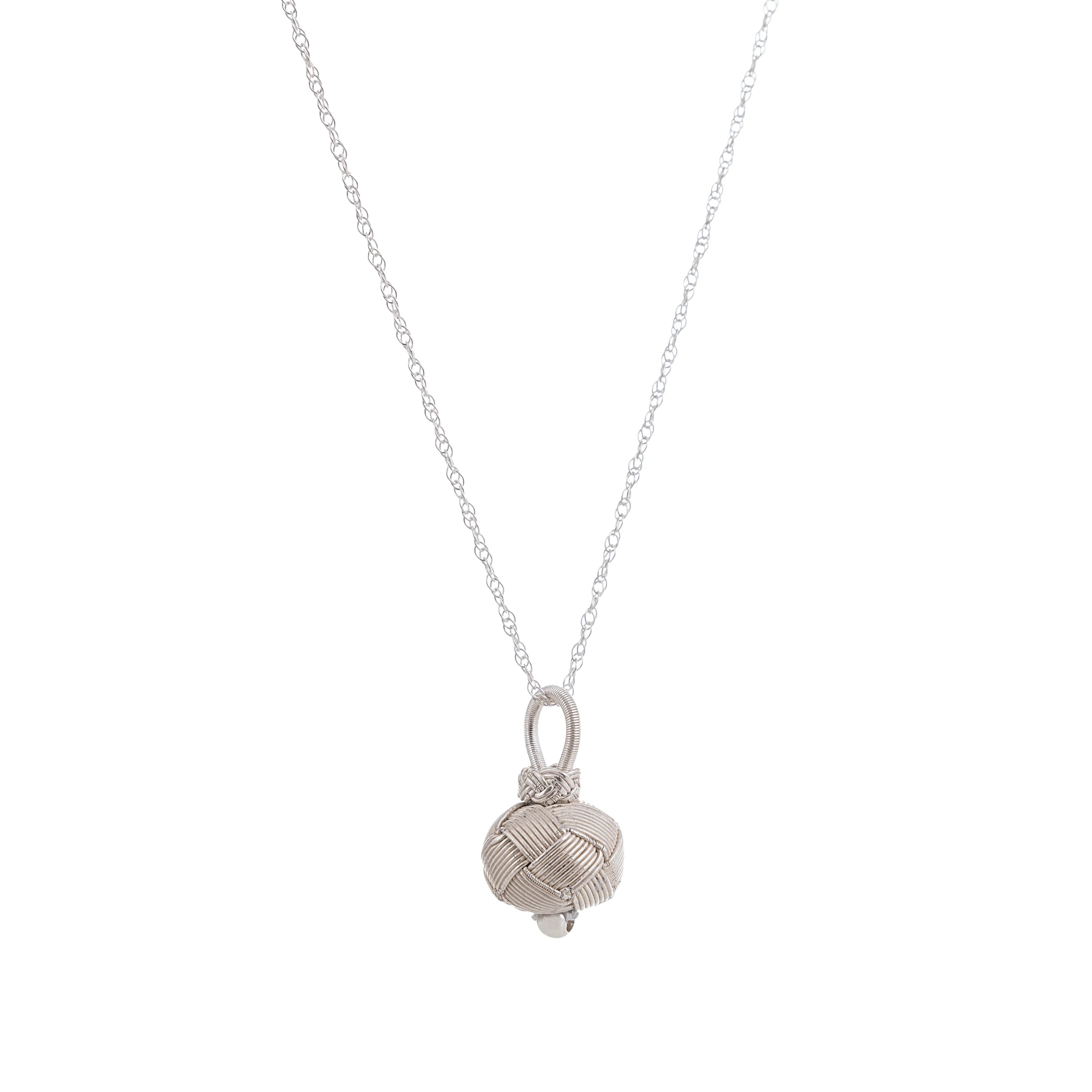 Circassian Woven Silver Necklace