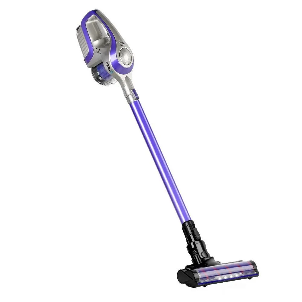 Cordless 150w Handstick Vacuum Cleaner Purple and Grey