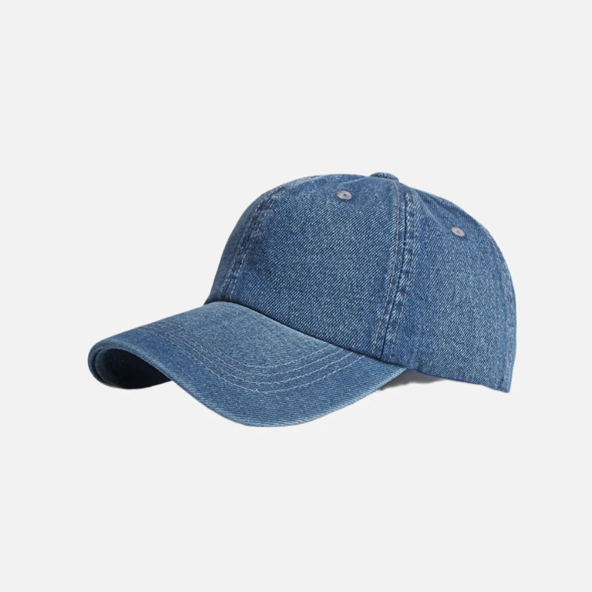 Cotton Denim Baseball Cap