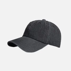 Cotton Denim Baseball Cap