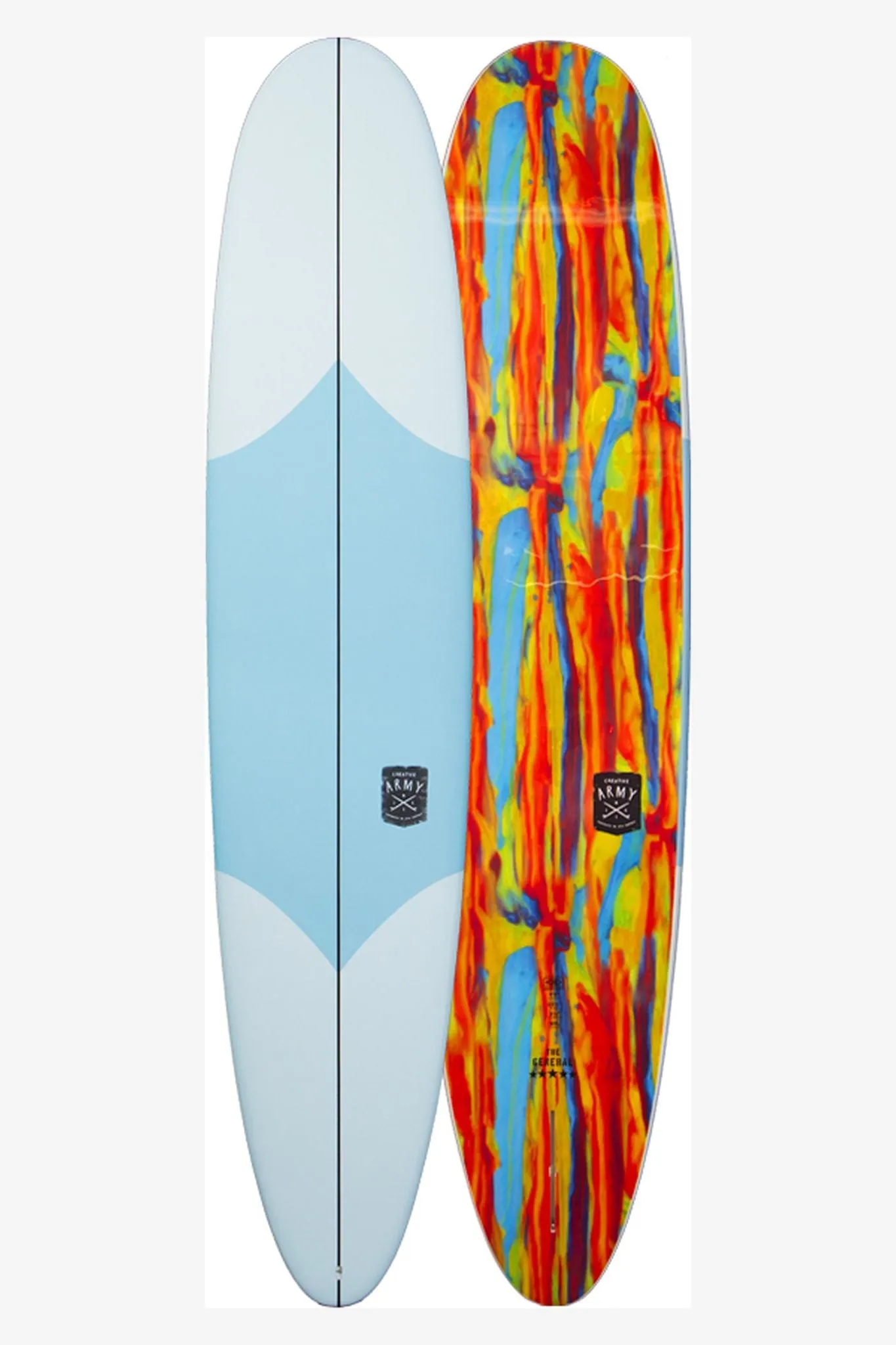 CREATIVE ARMY THE GENERAL 8'0" SOFT TOP - MULTI COLOURED