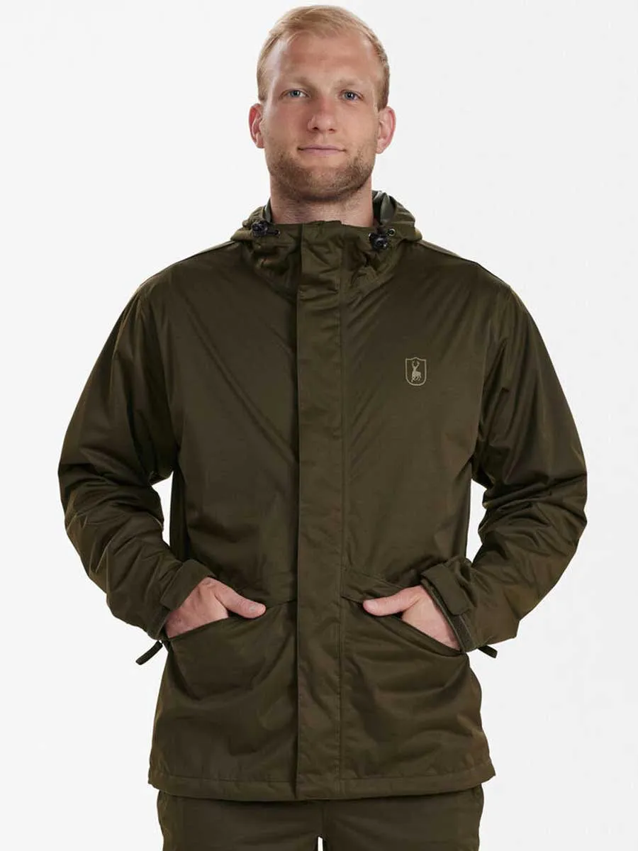 DEERHUNTER Thunder Rain Jacket - Men's - Tarmac Green