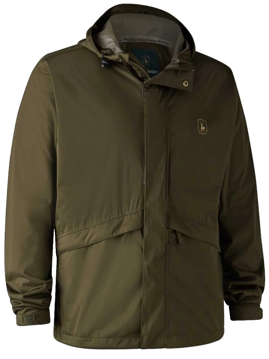 DEERHUNTER Thunder Rain Jacket - Men's - Tarmac Green