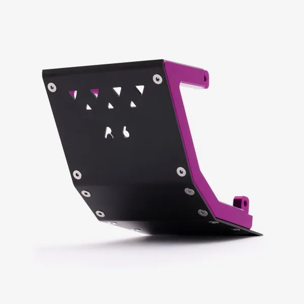 EBMX Purple Aluminum Bash Plate for Light Bee