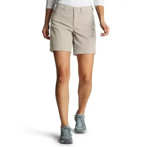 Eddie Bauer Rainier Waterproof Active Shorts Sz 6, Pumice Color-Khaki