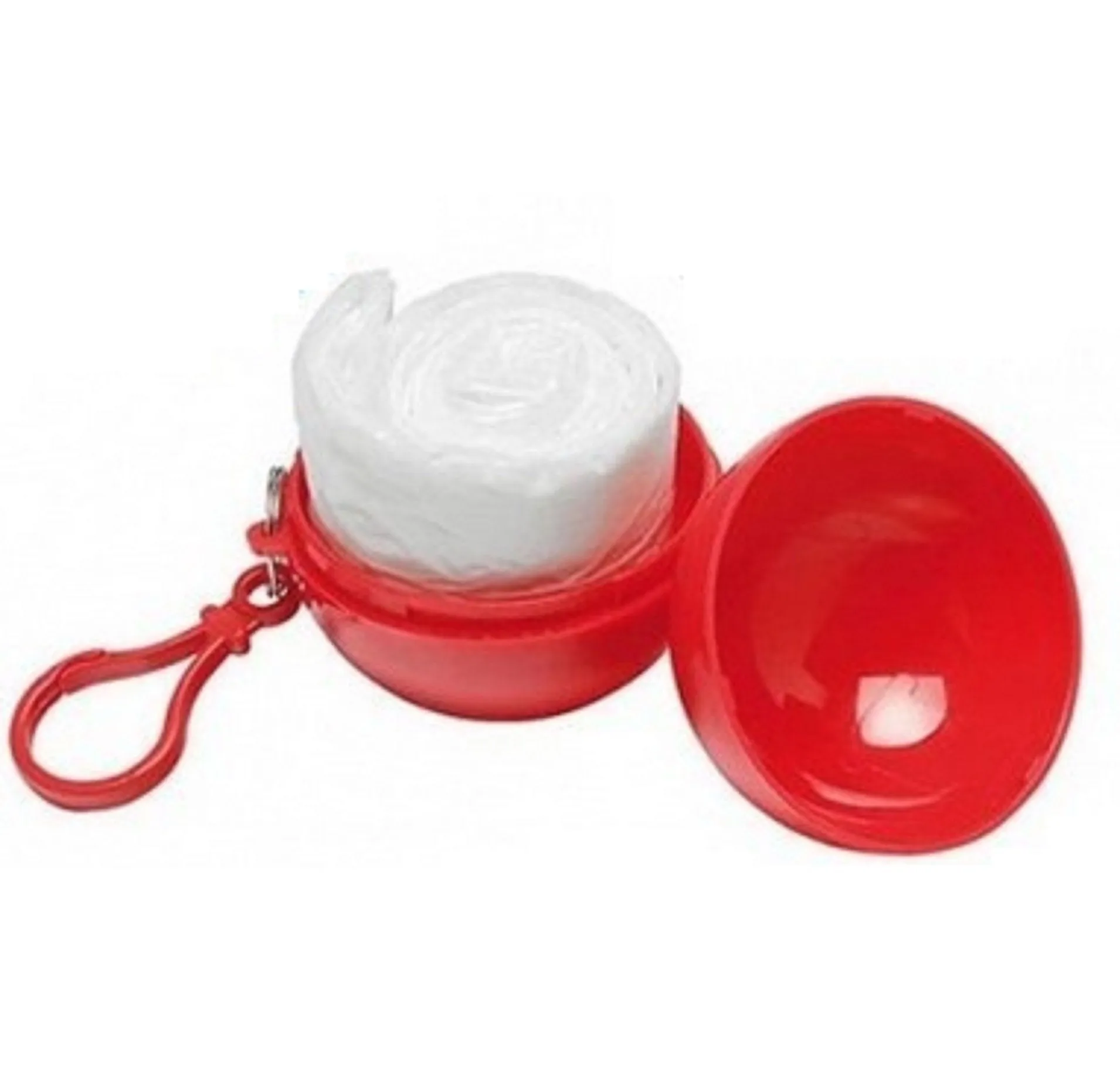 Emergency Rain Poncho with Hood Packaged in Plastic Keychain Ball - One Size Fits All - Commuter Rain Poncho Survival Kit Accessory for Travel Backpacking Picnics Camping Sporting Outdoor Events 4Pk