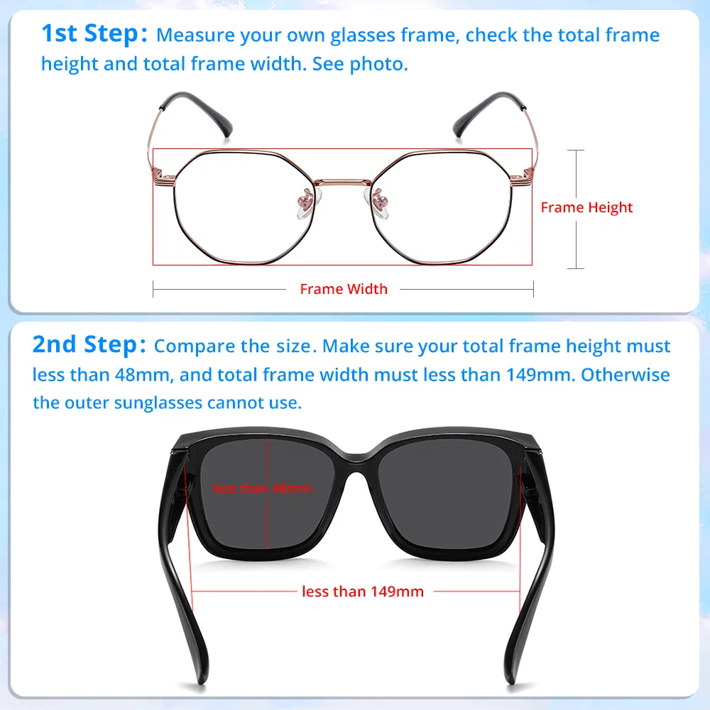 Fit Over Sunglasses