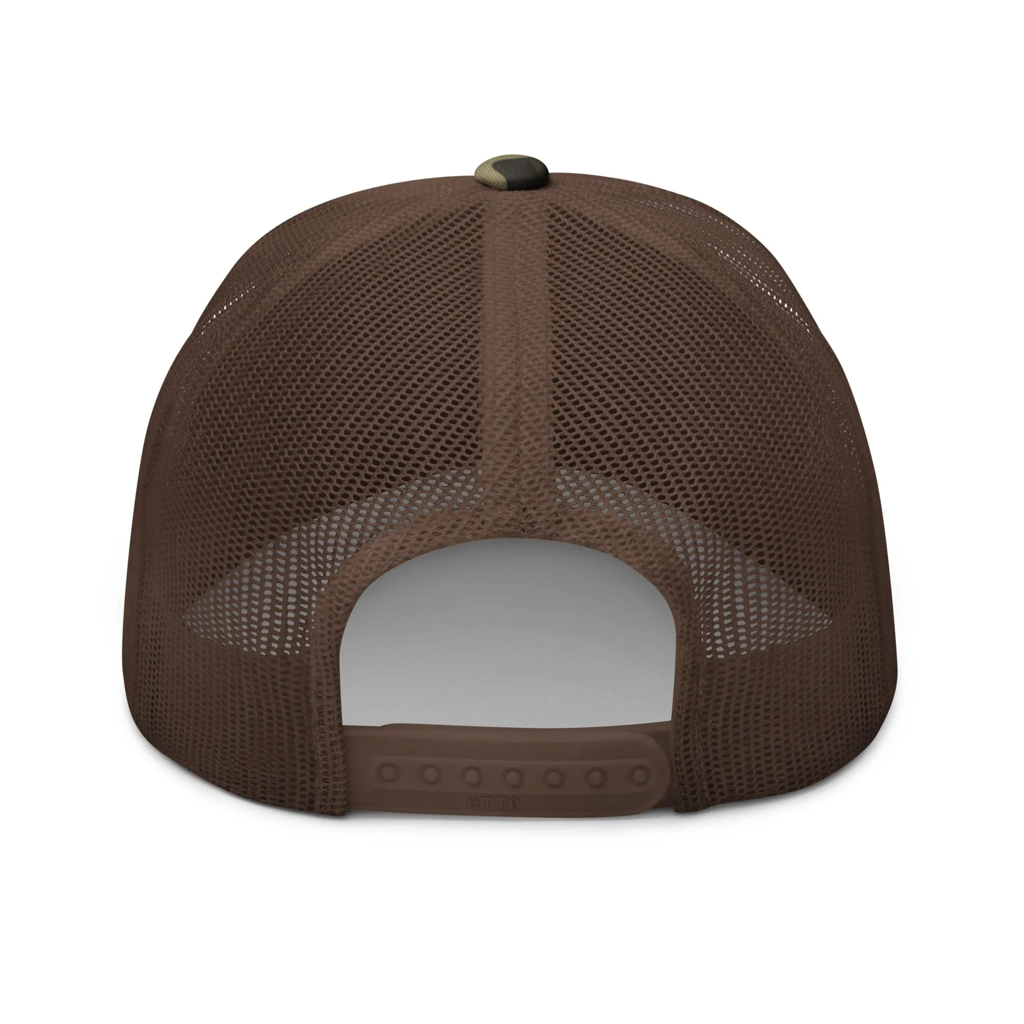 FLO Camouflage Trucker Cap (Old Brown/Black Edition)