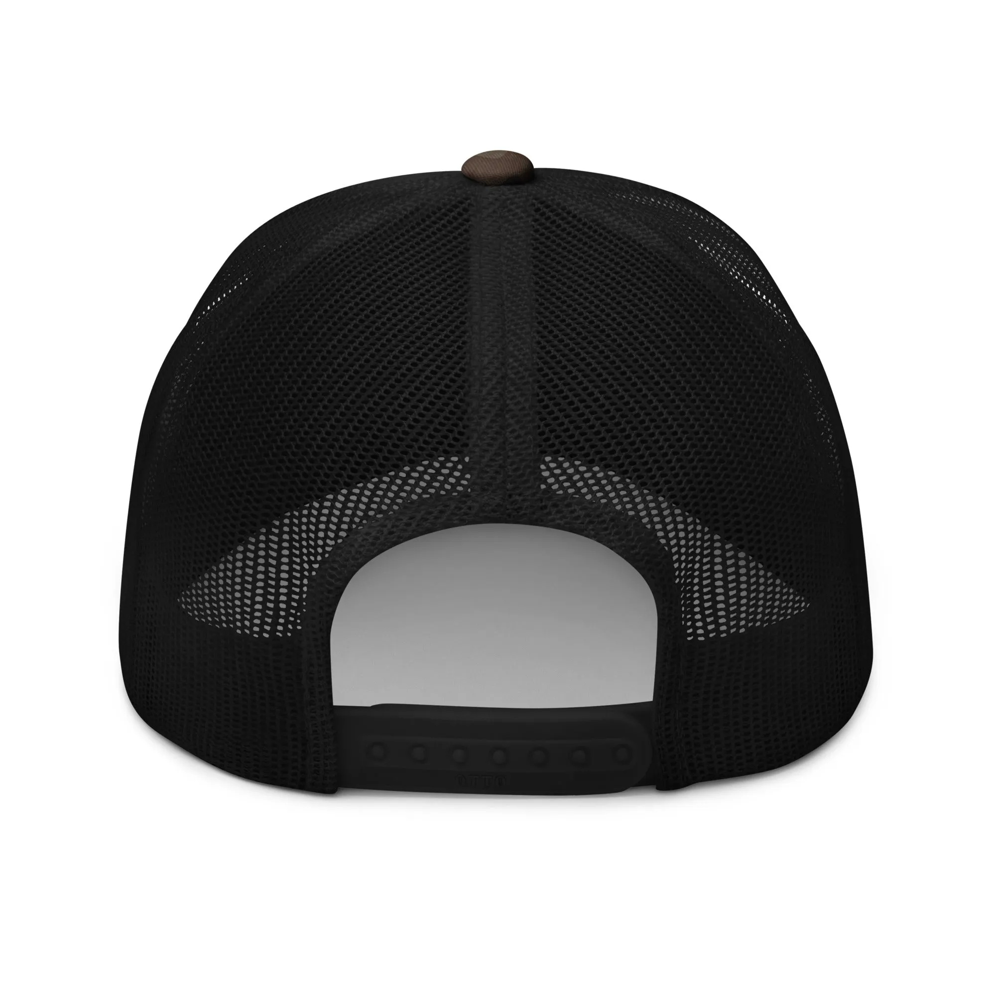 FLO Camouflage Trucker Cap (Old Brown/Black Edition)