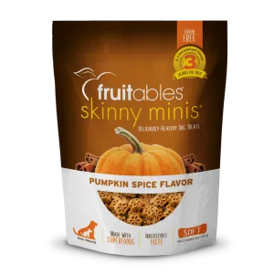 Fruitables Skinny Minis Pumpkin Spice 141g Dog Treats