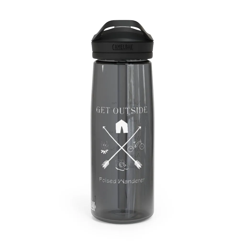 Get Outside CamelBak Eddy®  Charcoal Water Bottle, 25oz