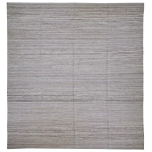 Hand-Woven Modern Reversible Kilim Contemporary Design Wool Rug (Size 8.2 X 9.11) Cwrsf-1650