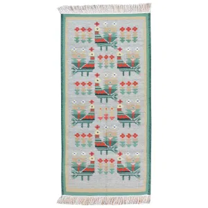 Hand-Woven Reversible Macedonian Kilim Handmade Wool Rug (Size 3.0 X 5.11) Cwral-7860