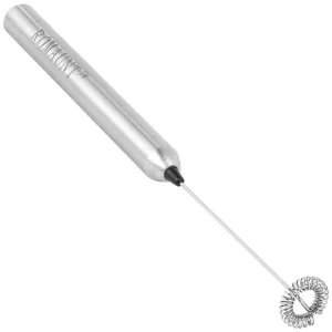 Handheld Milk Frother, ROMAUNT Electric HandHeld Battery Operated Portable Mini Mixer Machine Milk Foamer for Coffee Latte 304 Stainless Steel Whisk with Protective case for Traveling or Working
