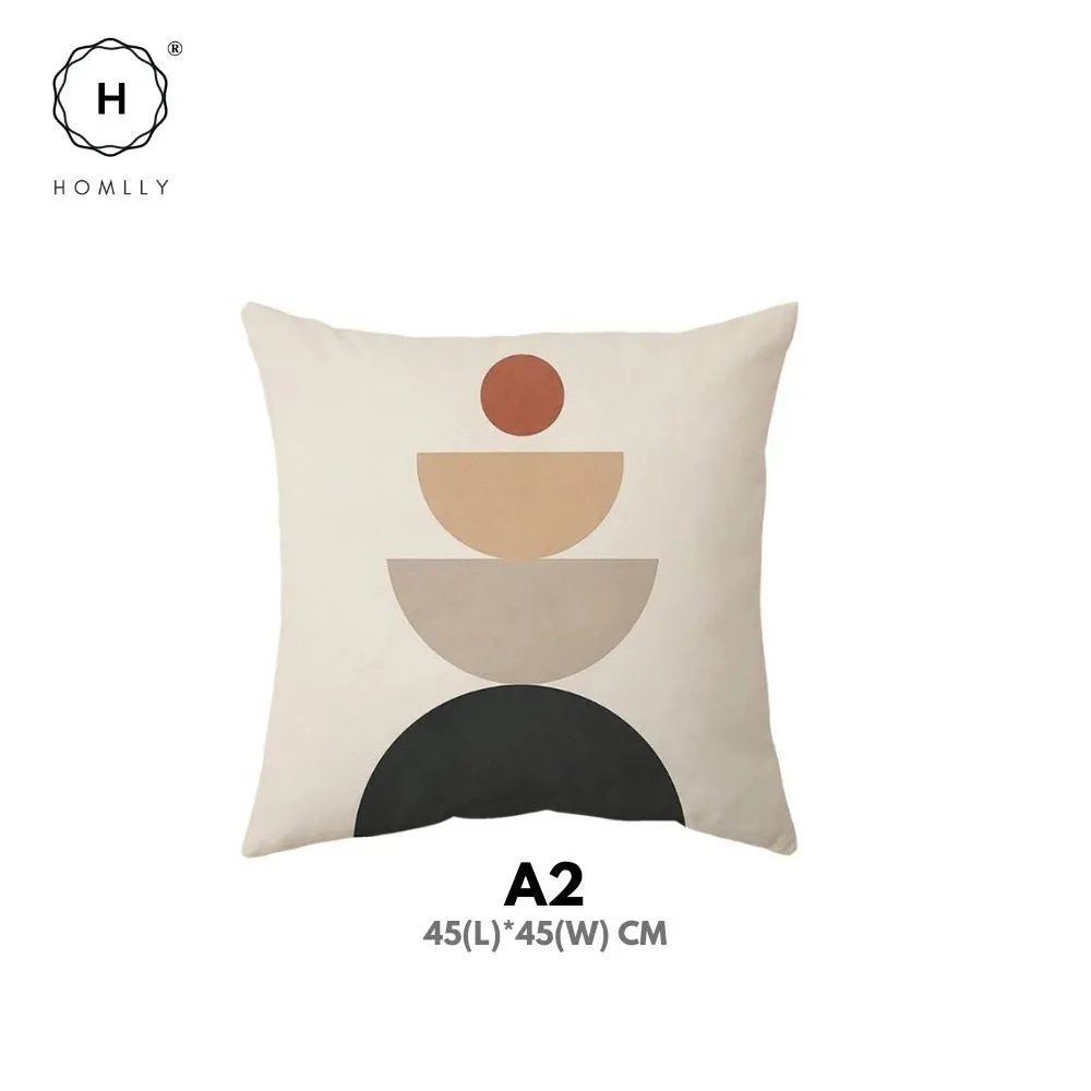 Homlly Nordic Morandi I Decorative Cushion Sofa Pillow Cover Case
