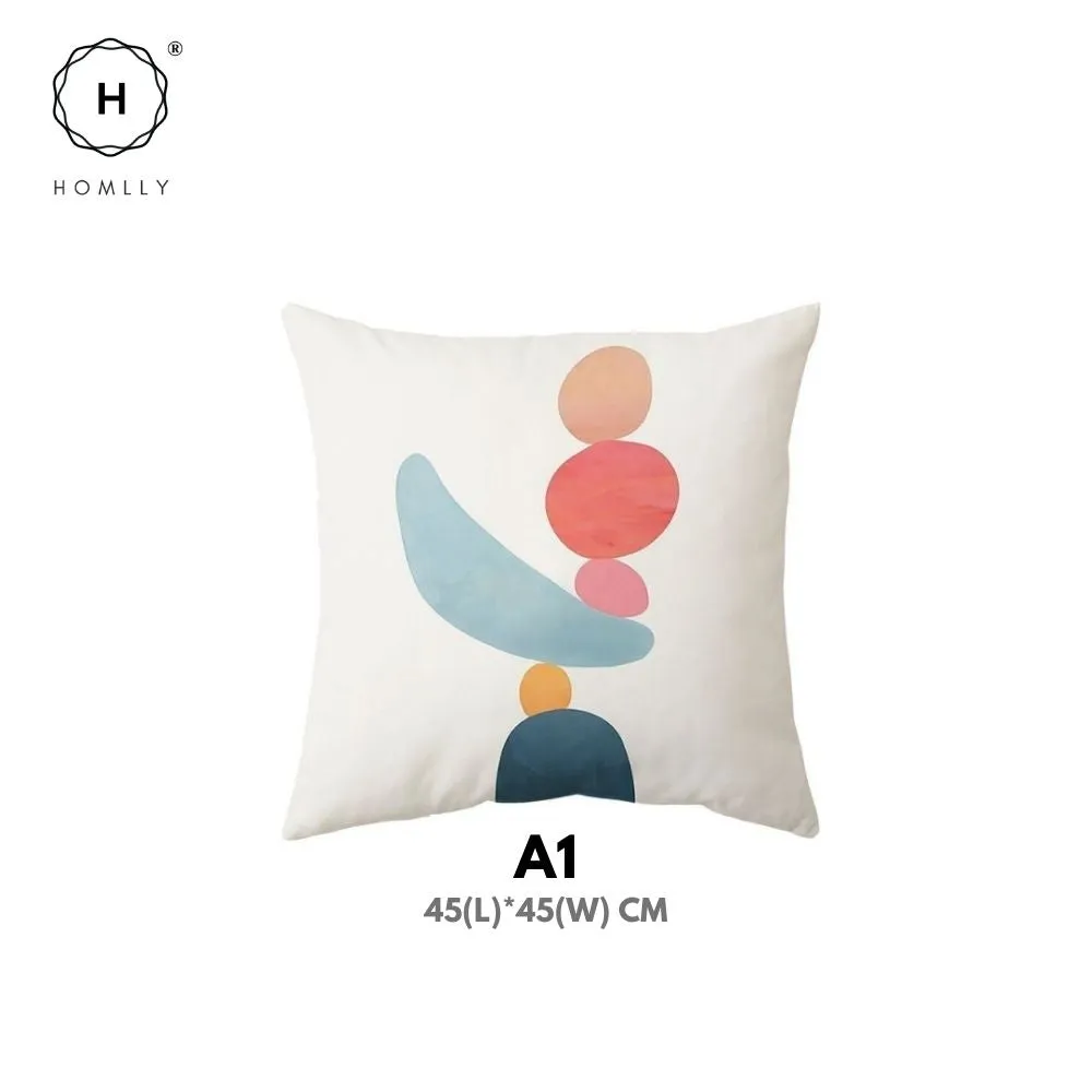 Homlly Nordic Morandi I Decorative Cushion Sofa Pillow Cover Case
